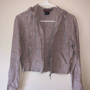 Anthropologie Linen Jacket - XS